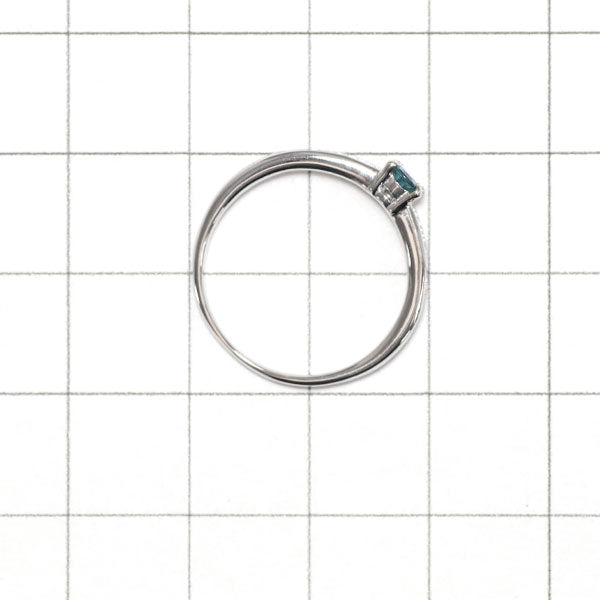Rare Pt900 Alexandrite Diamond Ring 0.25ct D0.25ct 