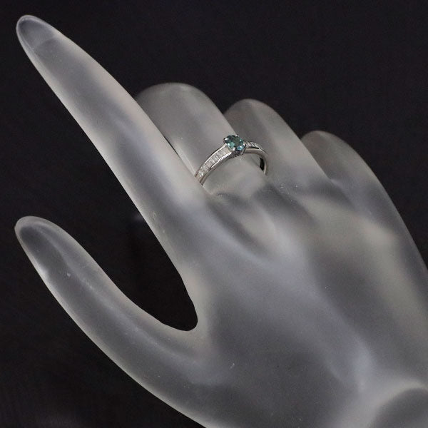 Rare Pt900 Alexandrite Diamond Ring 0.25ct D0.25ct 