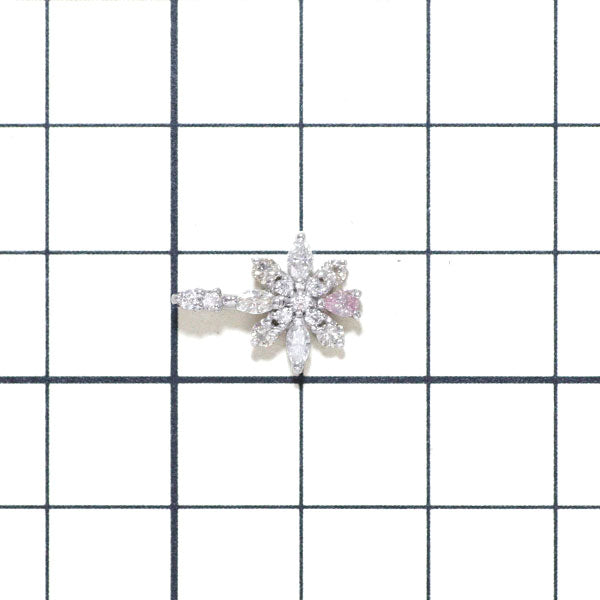 K18WG Natural Pink Diamond Pendant Top 0.13ct D0.21ct 