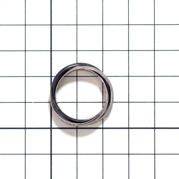 Cartier Ceramic/K18WG Ring Trinity Size 60 