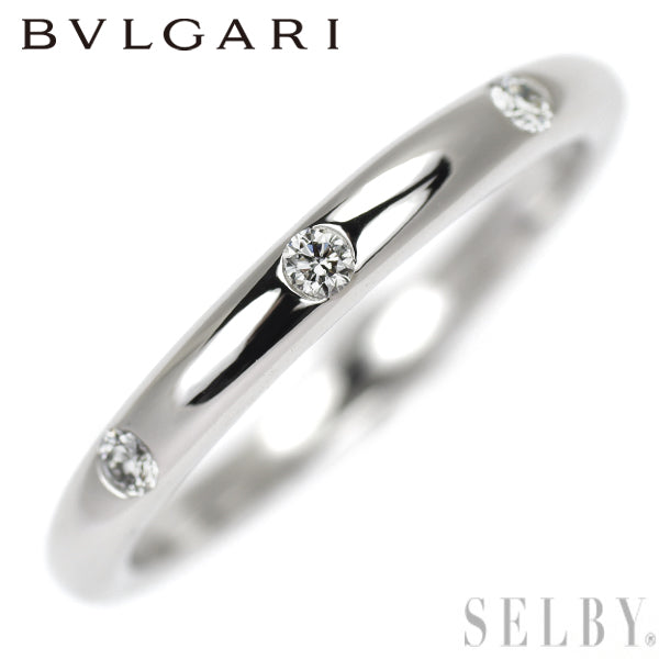 Bvlgari Pt950 Diamond Ring Fedi 