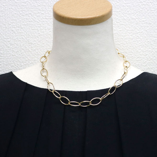 MIKIMOTO K18YG Necklace, Bullion Necklace, Chain 