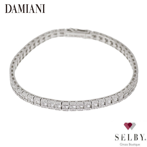 Damiani K18WG Diamond Bracelet Belle Epoque 18.0cm《Selby Ginza Store》[S, Like New, Polished] [Used] 