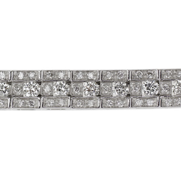 ダミアーニ K18WG ダイヤモンド ブレスレット ベルエポック 18.0cm《セルビー銀座店》【S 新品同様磨き】【中古】