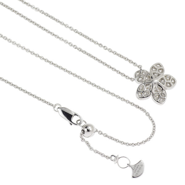 Graff K18WG Diamond Pendant Necklace Wildflower 45.0cm《Selby Ginza Store》[S, Like New, Polished] [Used] 