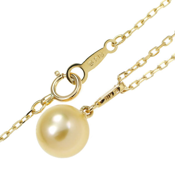 Mikimoto K18YG Akoya pearl pendant necklace diameter approx. 7.9mm 