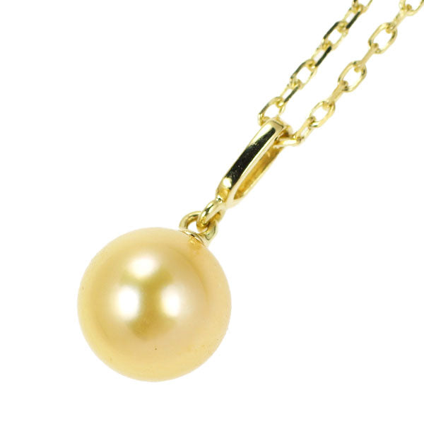 Mikimoto K18YG Akoya pearl pendant necklace diameter approx. 7.9mm 