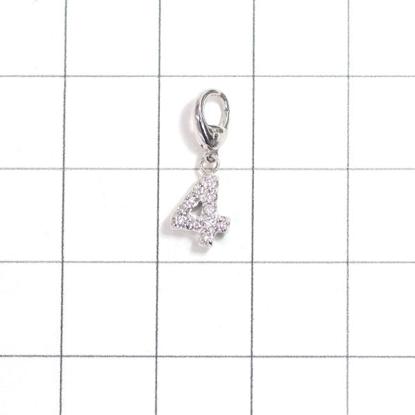 Ponte Vecchio K18WG Diamond Pendant and Charm 0.08ct Number 4 