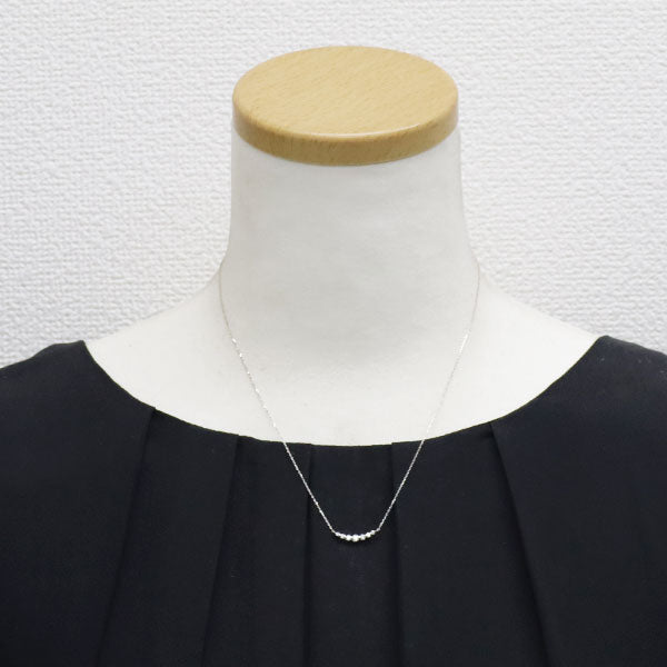 4℃ K18WG Diamond Necklace 