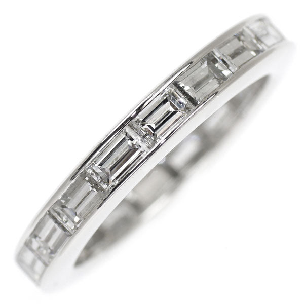 Harry Winston Pt950 Diamond Ring Baguette Channel Set Full Eternity 