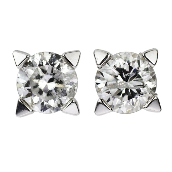 Pt900 Diamond Earrings 0.60ct Studs 