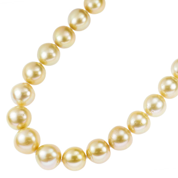 SV White South Sea Pearl Necklace Diameter approx. 10.0-14.5mm 