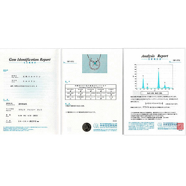 希少 Pt ブラジル産 パライバトルマリン ダイヤモンド ペンダントネックレス 0.09ct D1.61ct フラワー 馬蹄 リバーシブル