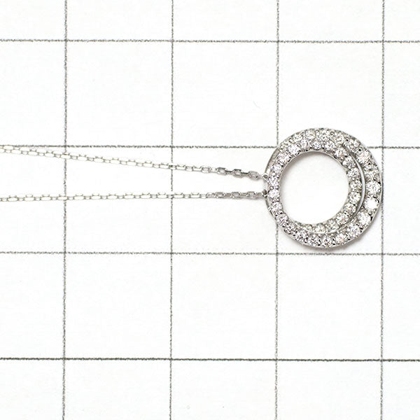 ポンテヴェキオ Pt999/ Pt850 ダイヤモンド ペンダントネックレス 0.19ct