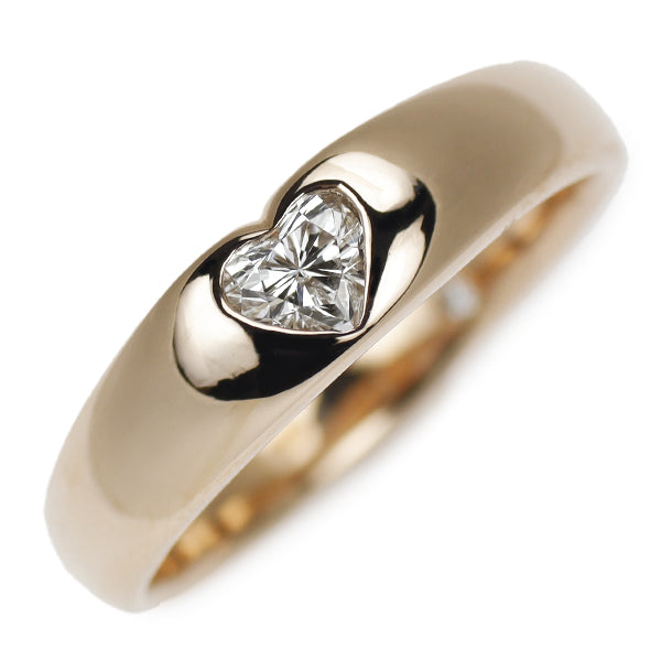 Ponte Vecchio K18PG Heart Shape Diamond Ring 0.200ct 