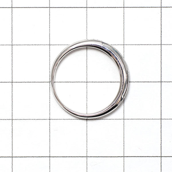 Vendome Aoyama Pt950 Diamond Ring 0.40ct Half Eternity 