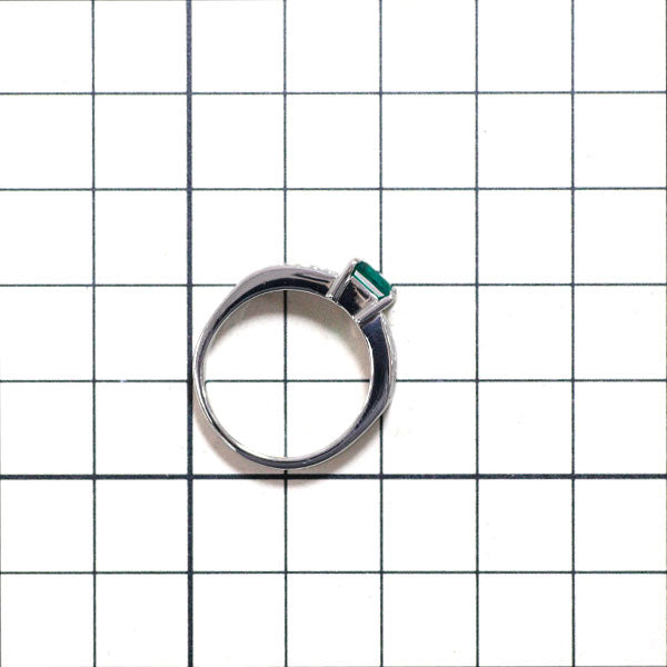 Pt900 エメラルド ダイヤモンド リング 0.96ct D1.00ct