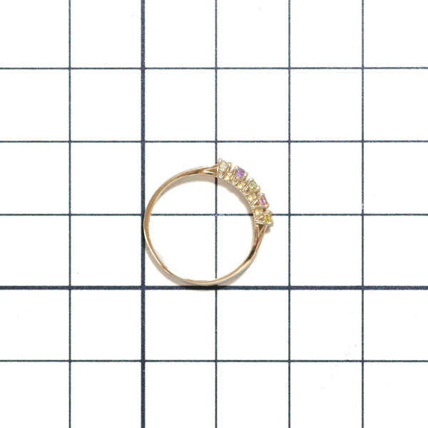 Vendome Aoyama K18YG Multi-Color Stone Ring 