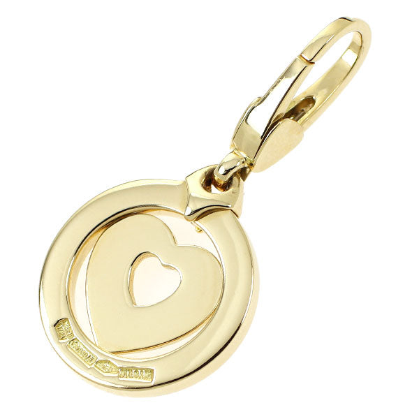 Bulgari K18YG Pendant and Charm Tondo Heart 