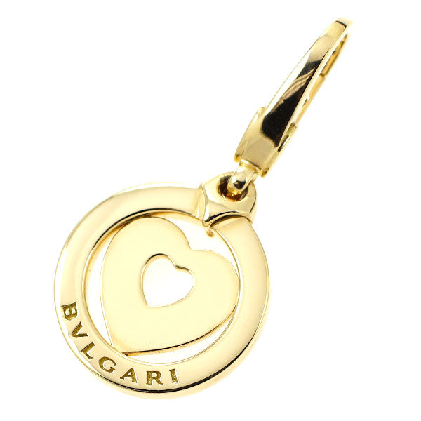 Bulgari K18YG Pendant and Charm Tondo Heart 