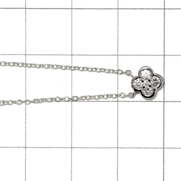 Vendome Aoyama Pt950/850 Diamond Pendant Necklace 