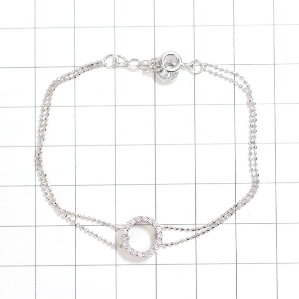 Vendome Aoyama K18WG Diamond Bracelet 0.16ct 