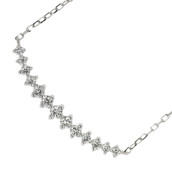 K18WG Diamond Necklace 0.20ct 