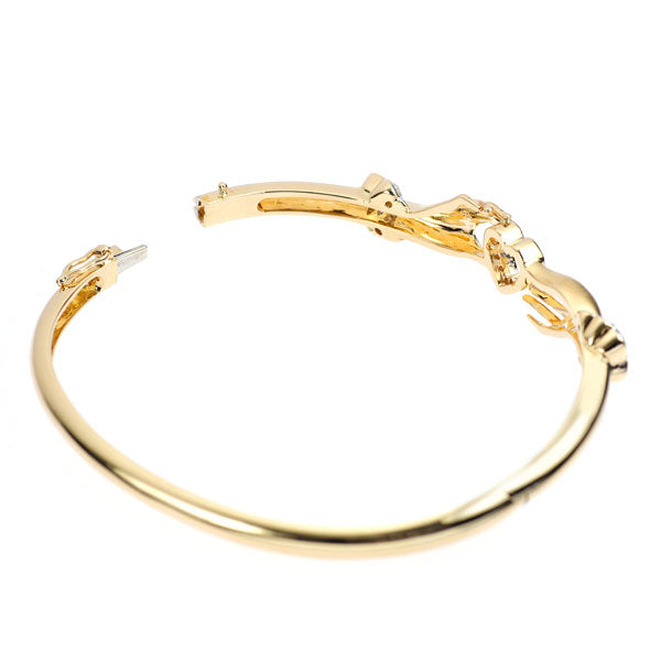 K18YG/WG Diamond Bangle 