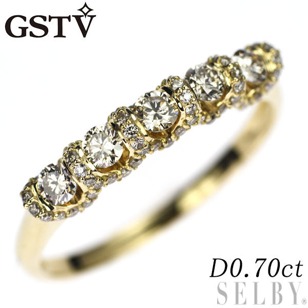 GSTV K18YG ダイヤモンド リング 0.70ct – セルビーオンラインストア