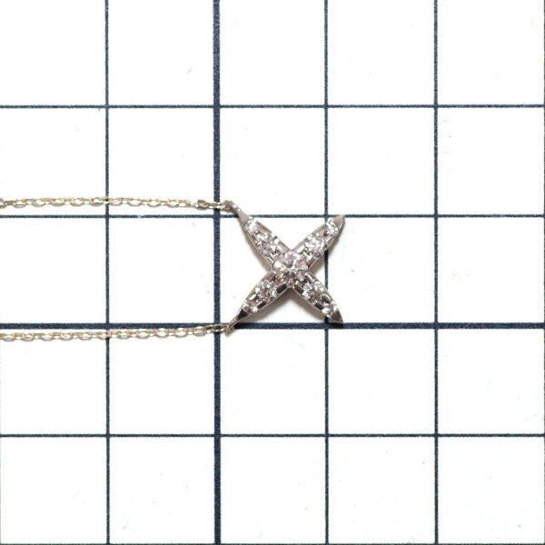 カシケイ K18BG ダイヤモンド ペンダントネックレス 0.30ct ネイキッド