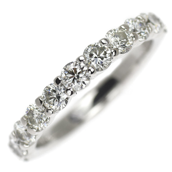 Vendome Aoyama Pt950 Diamond Ring 0.70ct Half Eternity 