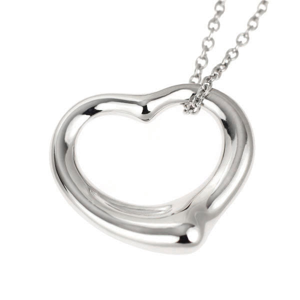 Tiffany Pt950 pendant necklace open heart 