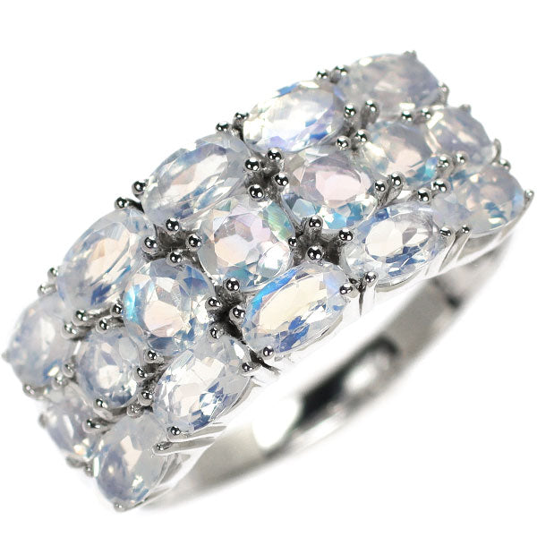 GSTV K18WG Moonstone Ring 3.20ct 