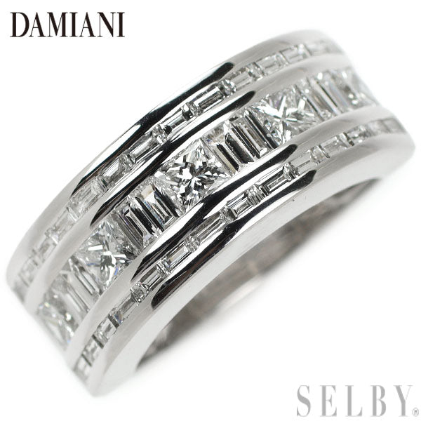 Damiani K18WG diamond ring 