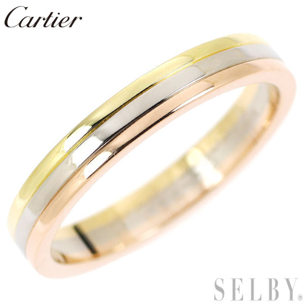 Cartier K18YG/WG/PG Ring Vendome Size 58 