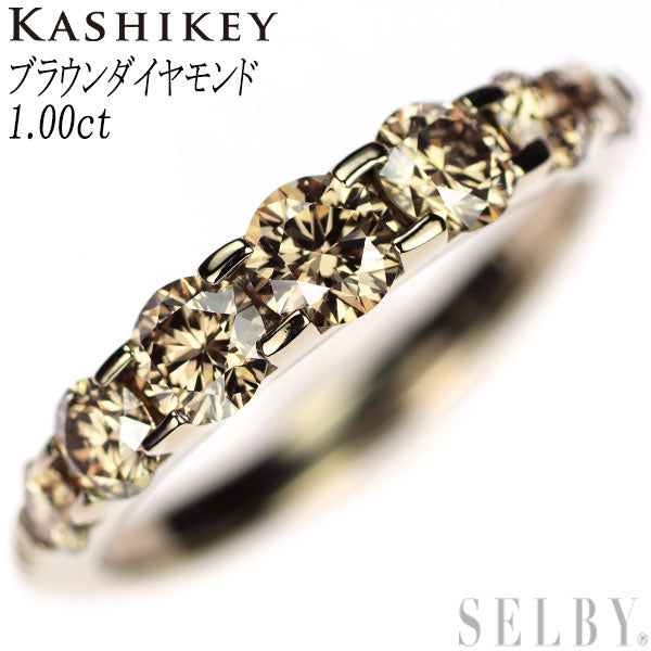 Kashikei K18BG Diamond Ring 1.00ct Naked 