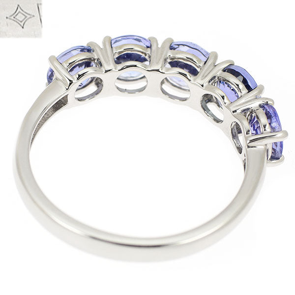 GSTV Pt950 Tanzanite Ring 2.00ct Single Letter 