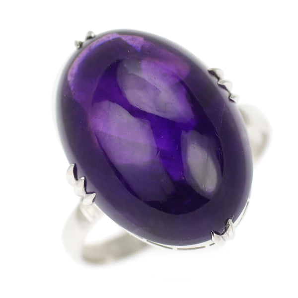 K14WG Amethyst Ring, Senbon-kashi 