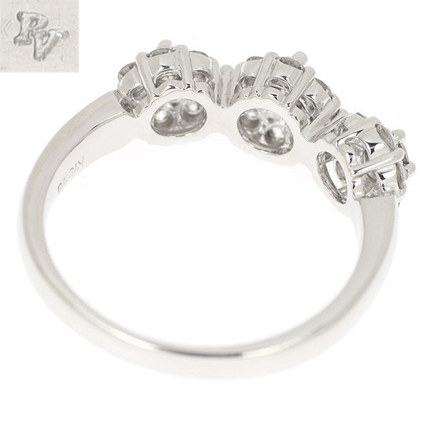 Ponte Vecchio K18WG Diamond Ring 0.62ct Flower 