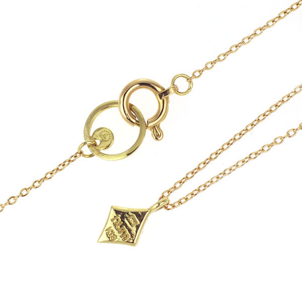 hum K18YG diamond necklace 