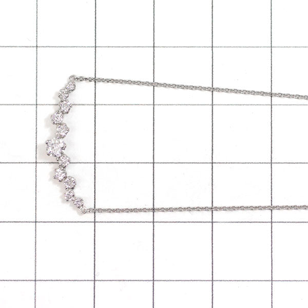Wish Upon a Star Pt900/ Pt850 Diamond Pendant Necklace 0.127ct D0.19ct 