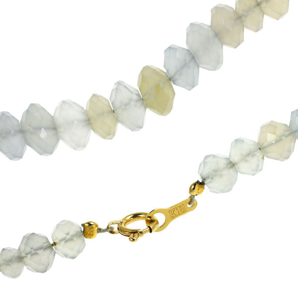 K18YG Fancy Color Chalcedony Necklace 