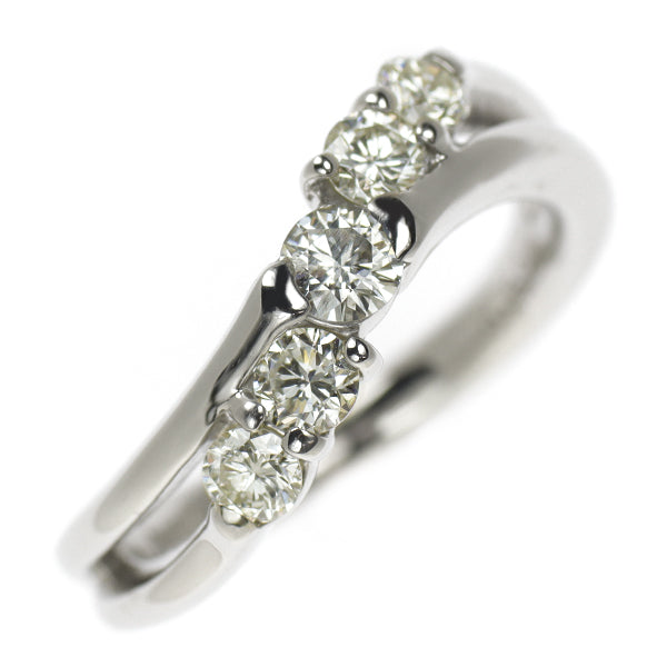 Mitsukoshi Pt900 Diamond Ring 0.50ct 