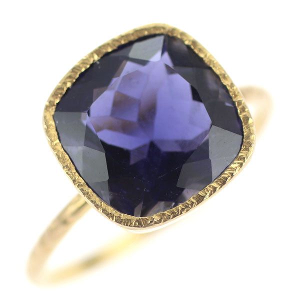 K18YG Iolite Ring 