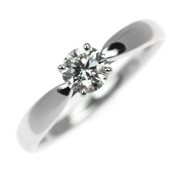 Tiffany Pt950 Diamond Ring 0.40ct Harmony 