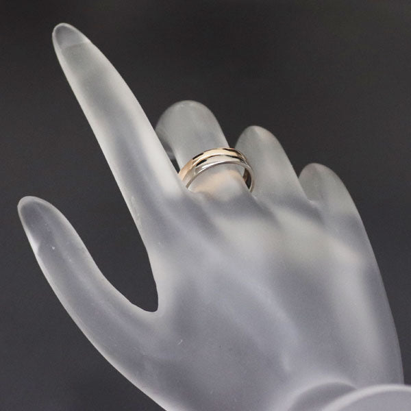 Cartier K18WG/PG Ring Love Me size 52 