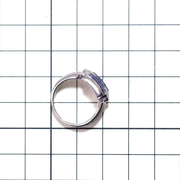 Les Essentiels K18WG Sapphire Diamond Ring Mystery Setting 