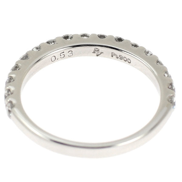 Ponte Vecchio Pt900 Diamond Ring 0.53ct Half Eternity 