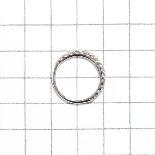 ポンテヴェキオ Pt900 ダイヤモンド リング 0.53ct ハーフエタニティ