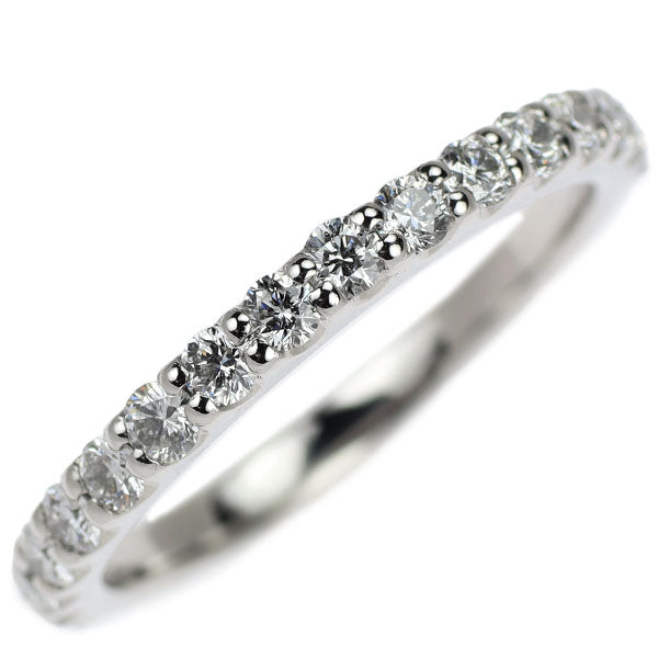 Ponte Vecchio Pt900 Diamond Ring 0.53ct Half Eternity 